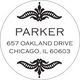 Parker Round Address Labels Image 2 of 3